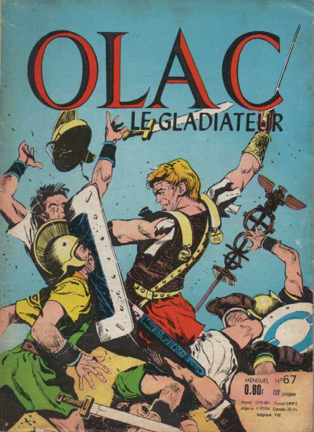 Scan de la Couverture Olac Le Gladiateur n 67